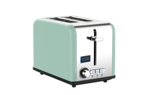 ETL Máy Nướng Bánh Mì <span class=keywords><strong>2</strong></span> Lát Với Màn Hình LCD Hẹn Giờ Máy Nướng Bánh Mì Bằng Thép Không Gỉ Nhỏ Gọn Với 6 Thiết Lập Bóng Bánh Mì - Product Image 6