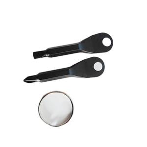 Tournevis plat tactique portable et durable pour l'extérieur avec porte-clés, mini-outil multifonction léger en acier inoxydable pour la chasse - Product Image 5