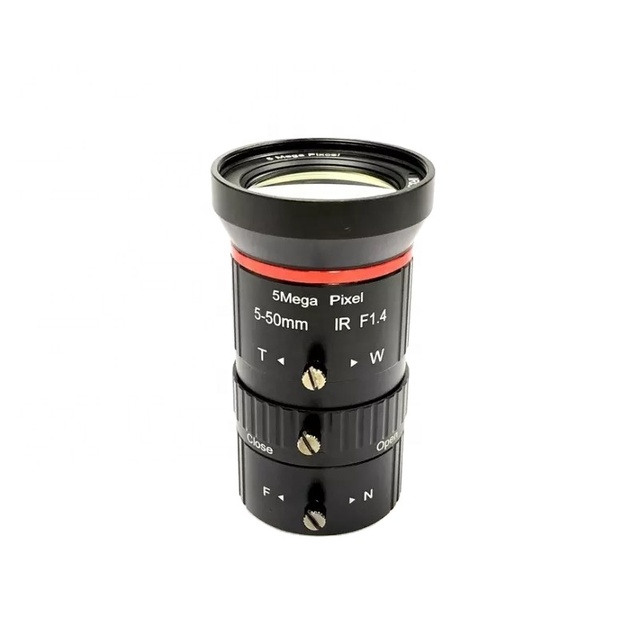5MP  Varifocal  Lens 5-50mm CS Mount   Manual Iris F1.4 for Industry CCTV IP Camera