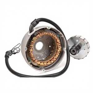 มอเตอร์ซิงโครนัสแม่เหล็กถาวรเฟสเดียว Leroy-Somer LSA432 พร้อมแผ่นรองสเตเตอร์ คอยล์สเตเตอร์ ตัวปรับแรงดันไฟฟ้า 115/120V 10kW - Product Image 2