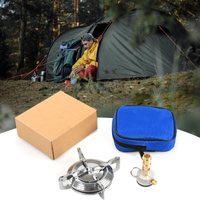 Camping en plein air Cuisinière À <span class=keywords><strong>Gaz</strong></span> Pliant Électronique Touriste Brûleur Portable Pliable Équipement Chauffage Randonnée Pêche Trekking - Product Image 5