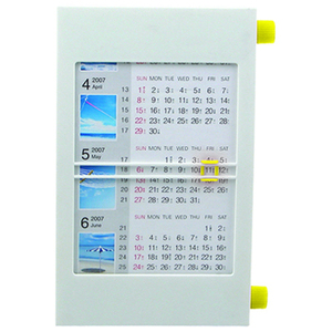 Rodillo de papel plegable <span class=keywords><strong>para</strong></span> mesa de oficina, logotipo de impresión OEM extraíble, enrollable, <span class=keywords><strong>calendario</strong></span>, plástico sólido rojo, <span class=keywords><strong>calendario</strong></span>, <span class=keywords><strong>2022</strong></span> - Product Image 3