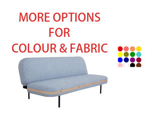 Nisco आधुनिक हल्के नीले चमड़े के सोफे पर एक साल की वारंटी बेडरूम अपार्टमेंट होटल मॉल सजावट के लिए 1 साल की वारंटी - Product Image 2