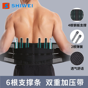 Cinturón de Soporte Lumbar Shiwei, Ajustable y Transpirable, Protección de Cintura para Hombres y Mujeres, Ejercicio, Fitness, Running - Product Image 3