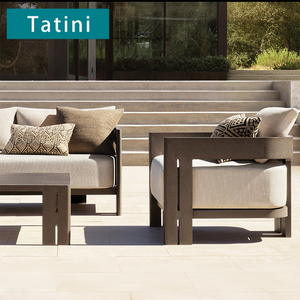 Ngoài trời sofa biệt thự sân Hợp kim nhôm đồ nội thất sân vườn giải trí không thấm nước và Kem chống nắng khách sạn khu nghỉ mát Bàn cà phê - Product Image 1
