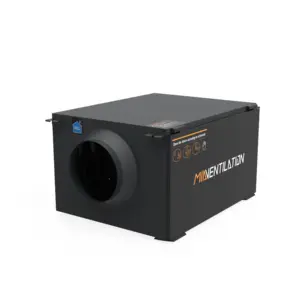 MIA suministra aire fresco 3000m3/H filtro HEPA ventiladores de caja industrial Hidroponía Grow Duct Carbon Filter ventilador de conducto rectangular