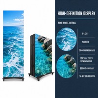 Schermo LED Pieghevole Vishow5.0 P1.25 per Interni, Display Pubblicitario HD 640x1920, Luminosità 500cd, Garanzia di 2 Anni, Basato su Cloud