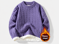 Nouveau pull en coton anti-rides ODM, pull chaud en tricot pour homme, pull décontracté à manches longues pour l'hiver