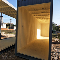 Bâtiments de maisons de campagne modernes Maisons en conteneur clés en main Maison préfabriquée en conteneur à double largeur pour appartement