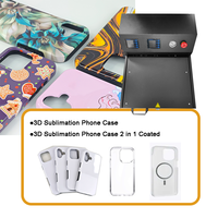 Presse à chaud par sublimation pour étui de téléphone 3D A3 Keycap Machine transfert de film Machine sous vide