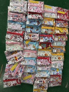 大量现货出厂价透气竹纤维婴儿连体衣新生儿可爱卡通图案针织面料 - Product Image 2