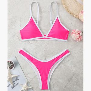 Ensemble <span class=keywords><strong>de</strong></span> bikini sexy à deux pièces, triangle micro-string sans dos, maillots <span class=keywords><strong>de</strong></span> bain triangle, maillots <span class=keywords><strong>de</strong></span> bain pour femmes - Product Image 1