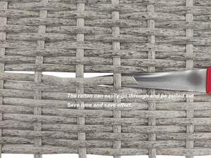 Taburete <span class=keywords><strong>de</strong></span> <span class=keywords><strong>mesa</strong></span> <span class=keywords><strong>de</strong></span> exterior personalizado <span class=keywords><strong>de</strong></span> ratán sintético plano <span class=keywords><strong>de</strong></span> alta calidad, muebles <span class=keywords><strong>de</strong></span> exterior, rollo <span class=keywords><strong>de</strong></span> ratán PE <span class=keywords><strong>de</strong></span> Material sintético - Product Image 4