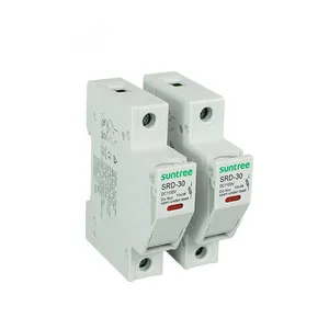 suntree dc solar system 16A dc solar pv fuses din rail fuse holder with TUV and CE Certificate