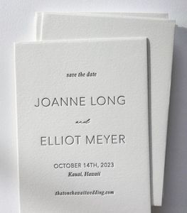 Biglietti d'invito in cartone di cotone Premium di fascia alta personalizzati cartoline in oro che stampano cartoline rigide con copertina rapida per affari e matrimonio - Product Image 1