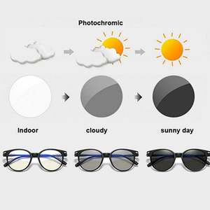 Gafas de Sol Fotocromáticas Unisex de Moda, Redondas, con Protección Contra la Luz Azul, Lentes que Cambian de Color, Gafas para Computadora, para Hombre y Mujer - Product Image 2