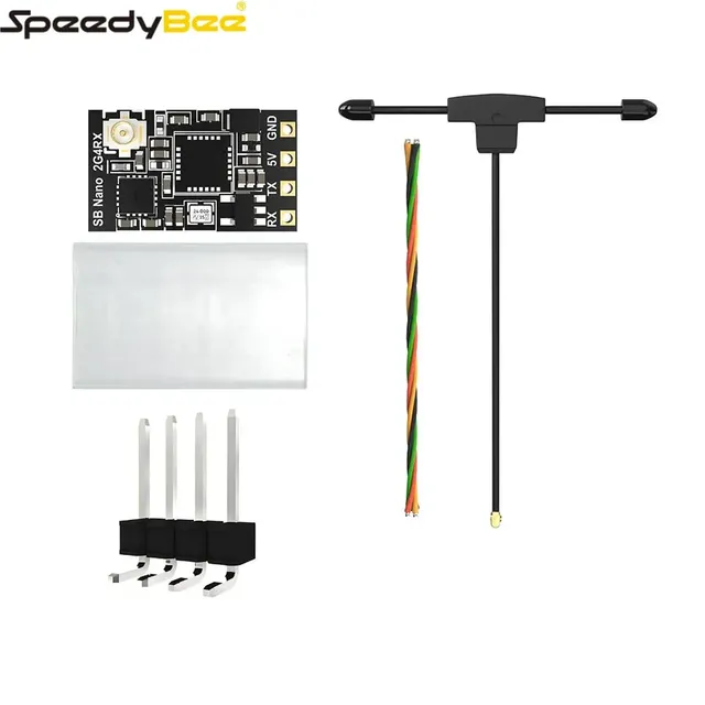 SpeedyBee FPV Drone Parts Long Range Racing Drone Receiver ExpressLRS Nano 2.4Ghz 915Mhz RX Elrs Receiver