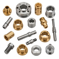 Piezas de Precisión de Aluminio y Latón Mecanizadas por CNC Personalizadas, Componentes para Equipos Industriales