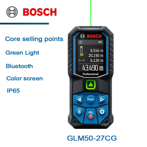 Télémètre <span class=keywords><strong>laser</strong></span> vert compact <span class=keywords><strong>Bosch</strong></span> GLM50-27CG 50 mètres avec Bluetooth pour la rénovation intérieure et la mise en plan - Product Image 3