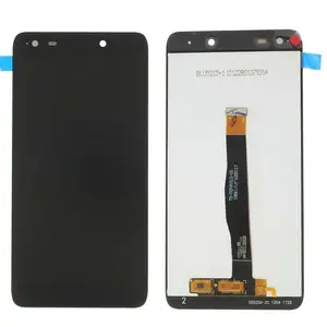 Tech 5S 6060 6060C 6060S Tampilan Layar LCD Touch Digitizer