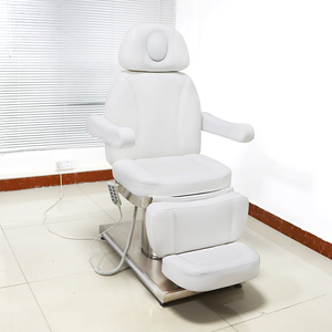 Cama de Masaje Eléctrica Moderna con Base de Acero Inoxidable para <span class=keywords><strong>Spa</strong></span> Facial, Estética de Pestañas, Muebles de Salón de Belleza, <span class=keywords><strong>Silla</strong></span> Facial Eléctrica - Product Image 1