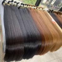 Cheveux Humains Bruts en Vrac de Haute Qualité en Gros, Fournisseur d'Usine, Cheveux Humains Aligné en Cuticule Remi, Personnalisable