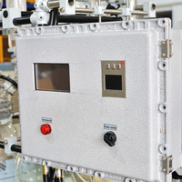 Réacteur d'extraction d'or en verre borosilicaté de haute qualité pour expériences de dissolution, résistant à la corrosion, avec contrôle de température et spécifications personnalisables