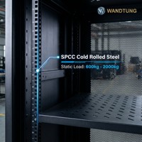 Armoire réseau métallique pour serveurs, pour réseaux industriels, certifiée CE, RoHS, SGS, REACH