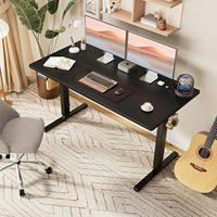 Mobilier de bureau électrique motorisé avec support automatique Bureau debout réglable en hauteur Mobilier de bureau moderne avec hauteur réglable