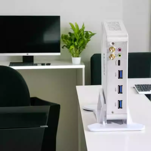 Mini PC F3 en métal massif à bas prix, Intel Core i3 7100U 2,4 GHz, DDR3L, M.2, ordinateur de bureau barebone, type-C, 5xUSB, double écran - Product Image 6