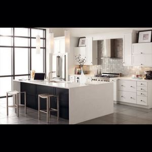 Diseño de Muebles de Cocina Modernos a Precio de Fábrica, Gabinetes de Cocina Modulares Estilo Shaker con Acabado de Puerta Lacada, Islas de Cocina y Carritos - Product Image 5