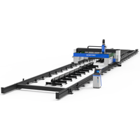 Machine de découpe laser à fibre CNC à quatre cartes à haute puissance numérique de 20 000 W pour tubes en acier/alliage avec grande poutre en H