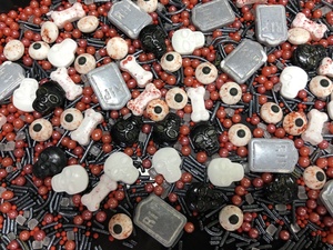 Bonbons d'Halloween pour les yeux <span class=keywords><strong>en</strong></span> <span class=keywords><strong>sucre</strong></span> comestibles Ingrédients solides pour la décoration de gâteaux <span class=keywords><strong>en</strong></span> forme d'<span class=keywords><strong>oeil</strong></span> dans un sac - Product Image 5