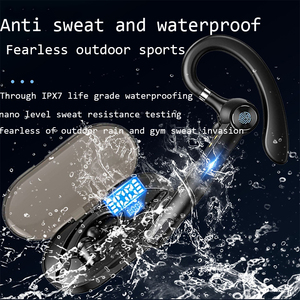 Venta caliente OEM inalámbrico Blotooth auriculares de una sola oreja sin reducción de <span class=keywords><strong>ruido</strong></span> <span class=keywords><strong>en</strong></span> la oreja auriculares de pantalla Digital de negocios montados <span class=keywords><strong>en</strong></span> la oreja - Product Image 6