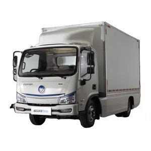 China supplier sino electric vans trucks used 4495kg New energy trucks 90km/h light box electric vans for sales