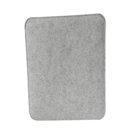 Coussin de siège en feutre polyester personnalisé avec logo brodé, antidérapant, respirant, pour siège de voiture, décoration de la maison ou du bureau
