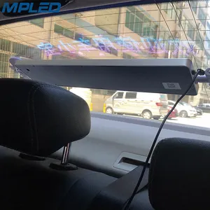 Mpled alta brilho do carro janela sinais propaganda led display p2.5 wifi 4g lan controle do telefone móvel diy texto traseiro vidro led scr