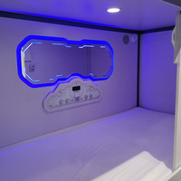 Capsule de sommeil insonorisée pour aéroport, hôtel, auberge, équipement de couchage en capsule spatiale, lit superposé
