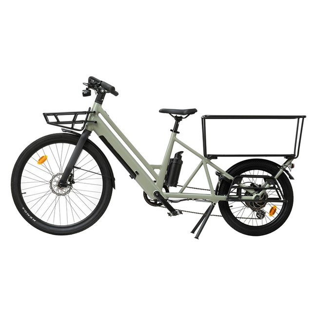 New Style Long Range Dual Battery Electric Cargo Bike 36V 48V 500W 750W Cargo Electric Bike E-bike for Delivery