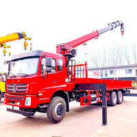 Grue de camion télescopique hydraulique de 5, 6, 8, 10 et 16 tonnes, à faible encombrement, pour charges lourdes