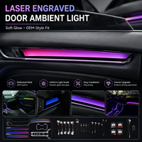 Kit d'éclairage ambiant pour panneau de porte gravé au laser Chenbon pour Accord Inspire 2018-2022 12V 12W Multicolore