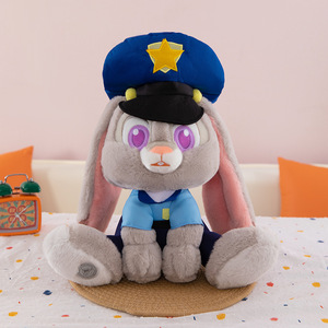 ตุ๊กตาสัตว์ซูโทเปีย จูดี้ ฟ็อกซ์ นิค กระต่าย ตุ๊กตาผ้ากำมะหยี่นั่งและยืน ตัวการ์ตูนอนิเมะ หมอนอิง - Product Image 4