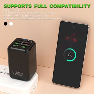 Cargador rápido de 6 puertos USB <span class=keywords><strong>tipo</strong></span> C PD 150W Cargador rápido para <span class=keywords><strong>IPhone</strong></span> 15 16 para Samsung Xiaomi Huawei <span class=keywords><strong>Honor</strong></span> cargador USB para teléfono móvil - Product Image 3