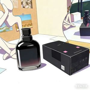 Almacén en EE. UU. Disponible Envío Gratis 2-5 Días |   Perfume EDP para Hombre Gradient Black Red Rivet Bottle Intense Woody Vanilla 100ml de Larga Duración - Product Image 2