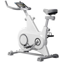 Sepeda Statis Indoor OEM/ODM Langsung dari Pabrik, Dapat Disesuaikan, Kapasitas Beban 120kg, Sepeda Fitness untuk Rumah dengan Tempat Tablet