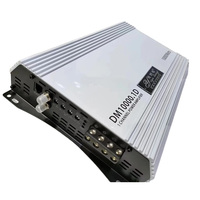 Amplificateur monobloc professionnel 10000W 1 Ohm stable 4 canaux pour système de basses puissant avec crossovers, durable, classe AB