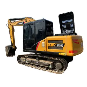 Sany SY135C Used Excavator 13ton Medium Crawler Hydraulic Agricural Excavators Sy 135 115 For Promotion Sale