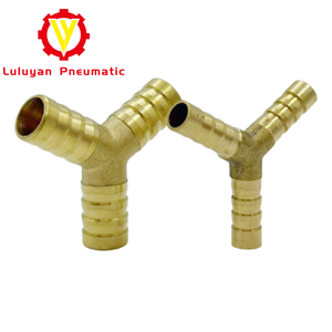 Raccords de tuyauterie en laiton, raccords en forme de pagode, tubes, croisillon égal à 3 voies, raccord pour tuyau à carburant, raccord pour eau/pneumatique - Product Image 1