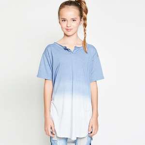 Camiseta de Cola Larga para Niños, de Dos Tonos y con Cambio de Color, con un Bolsillo, de Fábrica China al por Mayor - Product Image 1