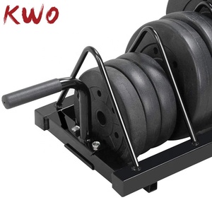 KWO-Soporte de disco de levantamiento de pesas <span class=keywords><strong>para</strong></span> equipo de gimnasio, almacenamiento horizontal, peso de parachoques, barra de acero - Product Image 5